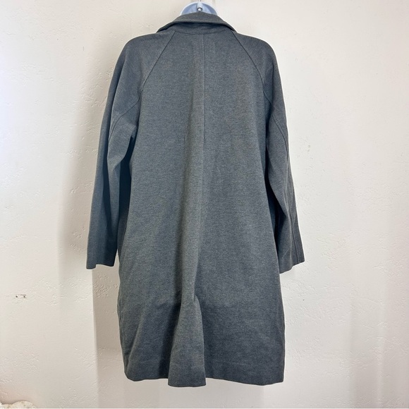 EVERLANE The Dream Coat Ponte Knit Oversized Gray Jacket Size M - Picture 9 of 13